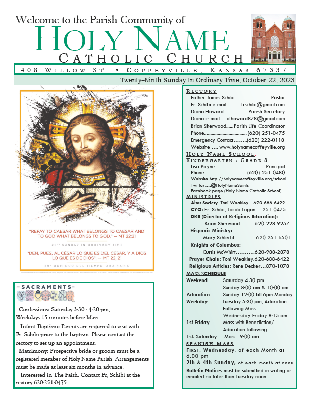 913068-bulletin-7-7-19 - Holy Spirit Church