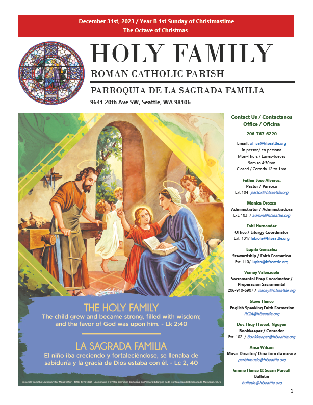 Holy Family Church - Seattle, Washington 98106-2724 | Parishes Online