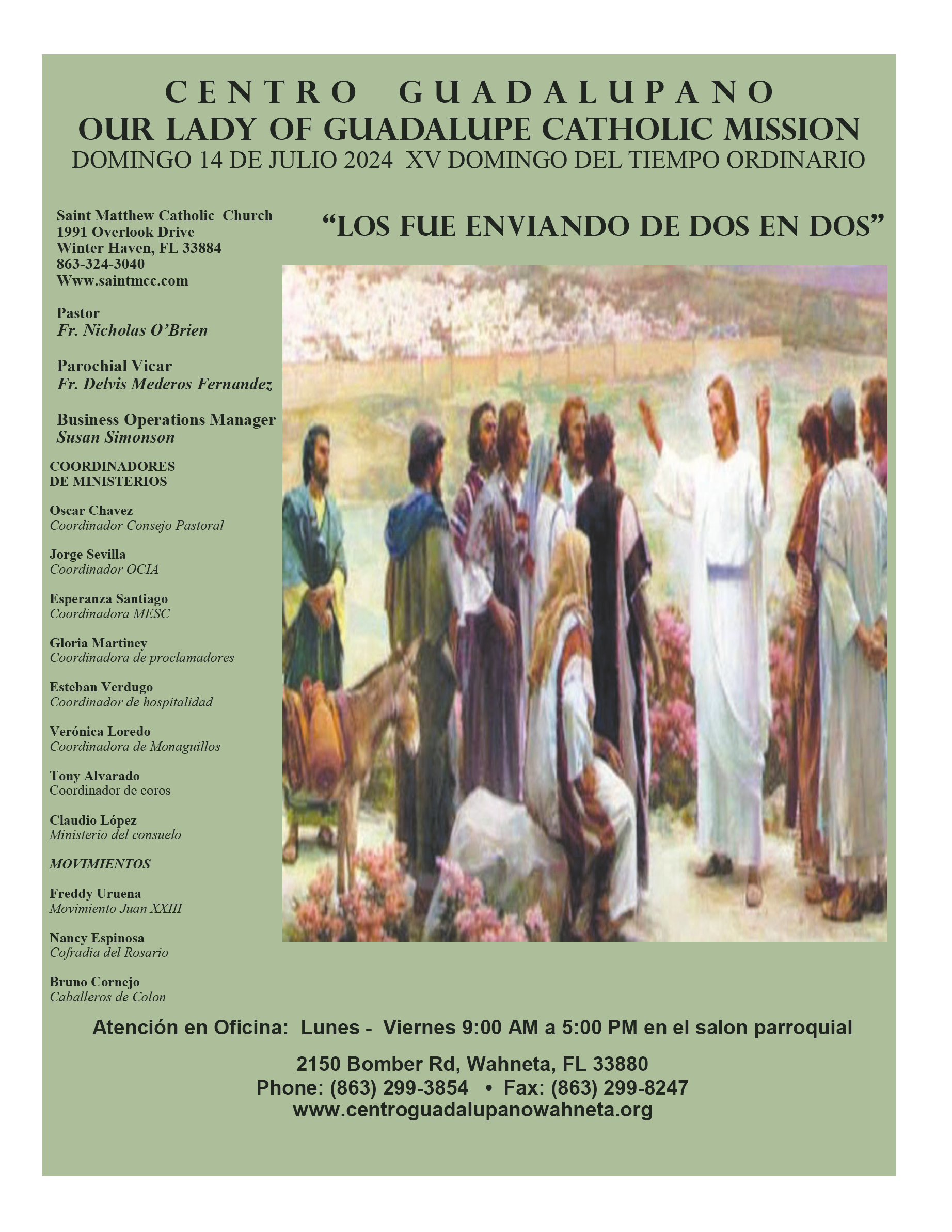 Centro Guadalupano Mission - Wahneta, FL | Parishes Online